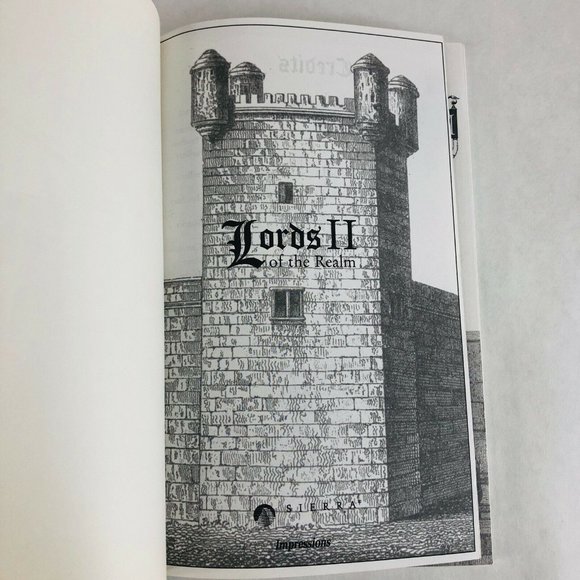 Lords of the Realm II Game Manual Sierra RPG Strategy Reference Softcover VTG - Picture 6 of 7